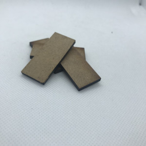 45x20mm MDF-bas, Rektangulär