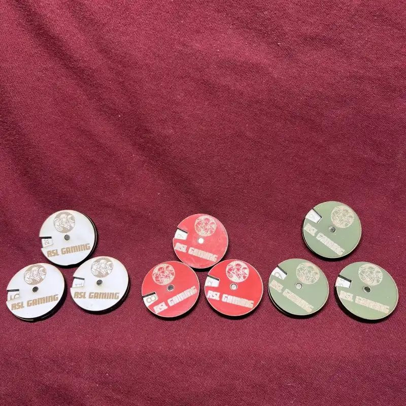 RSL Gaming AB | Circular Wound trackers, White