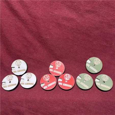 RSL Gaming AB | Circular Wound trackers, White
