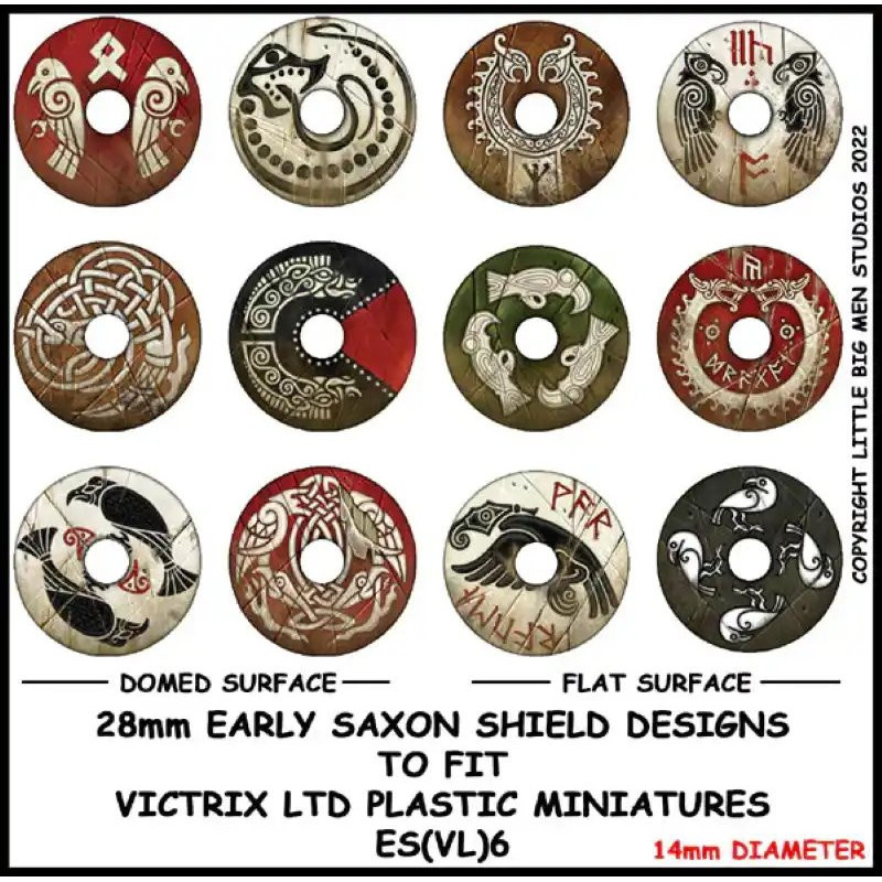 Early Saxon Shield Designs 6