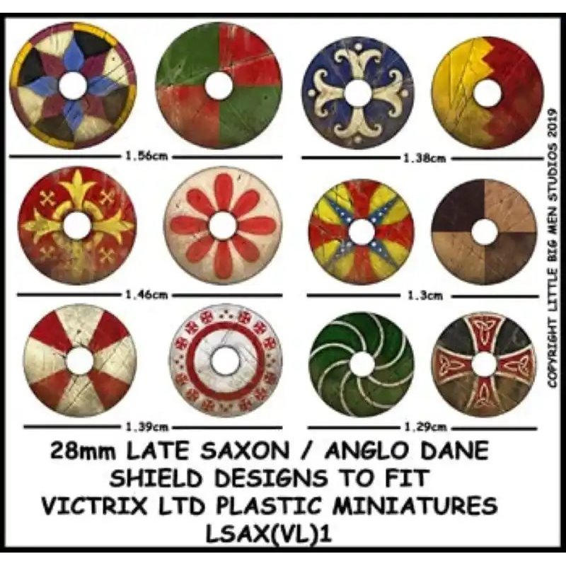 RSL Gaming AB | Late Saxon/Anglo-Dane Shield Designs 1