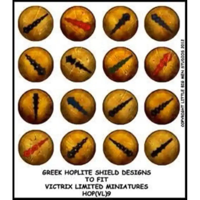 RSL Gaming AB | Greek Hoplite Shield Designs 9