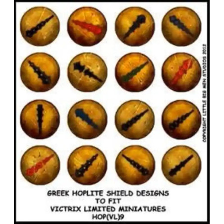 RSL Gaming AB | Greek Hoplite Shield Designs 9