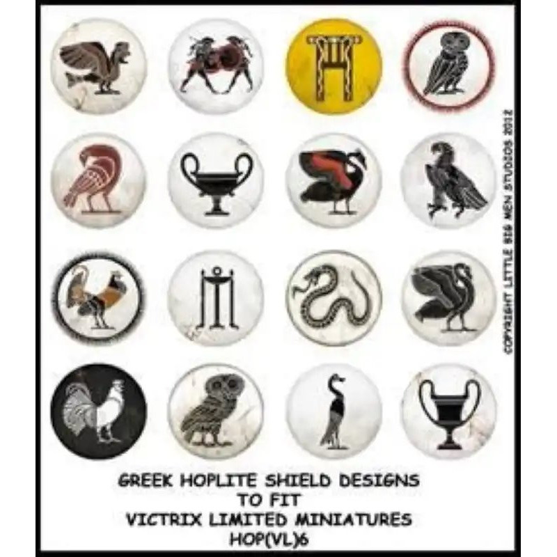 RSL Gaming AB | Greek Hoplite Shield Designs 6