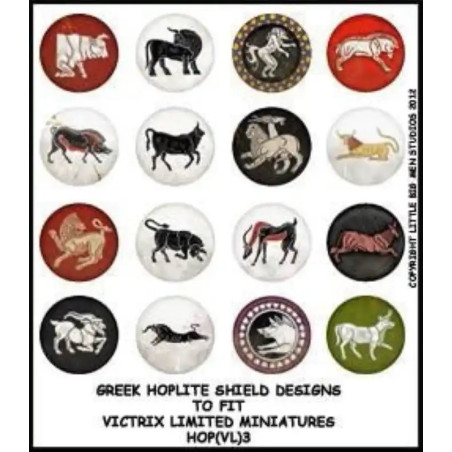 RSL Gaming AB | Greek Hoplite Shield Designs 3