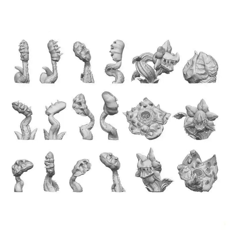 3D printed set - Carnivorous Plants 1:48