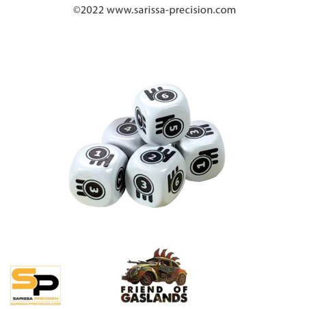 Gaslands Refuelled Shift Dice Set