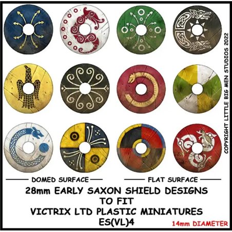 RSL Gaming AB | Early Saxon Shield Designs 4