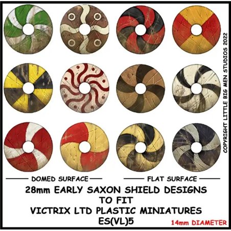 RSL Gaming AB | Early Saxon Shield Designs 5
