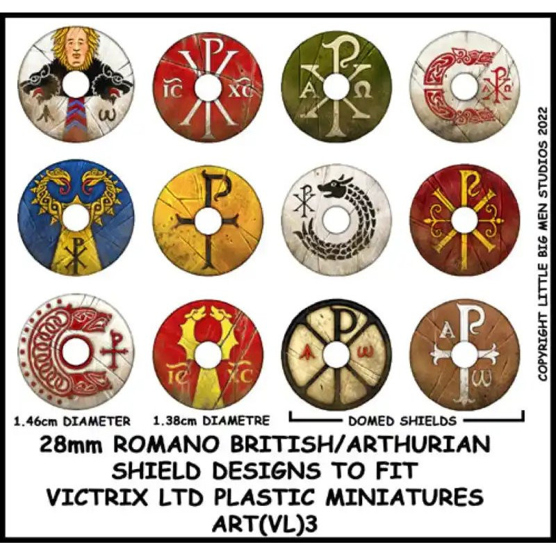 Romano British / Arthurian Shield Design 3