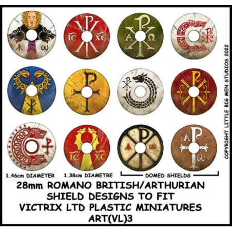 Romano British / Arthurian Shield Design 3