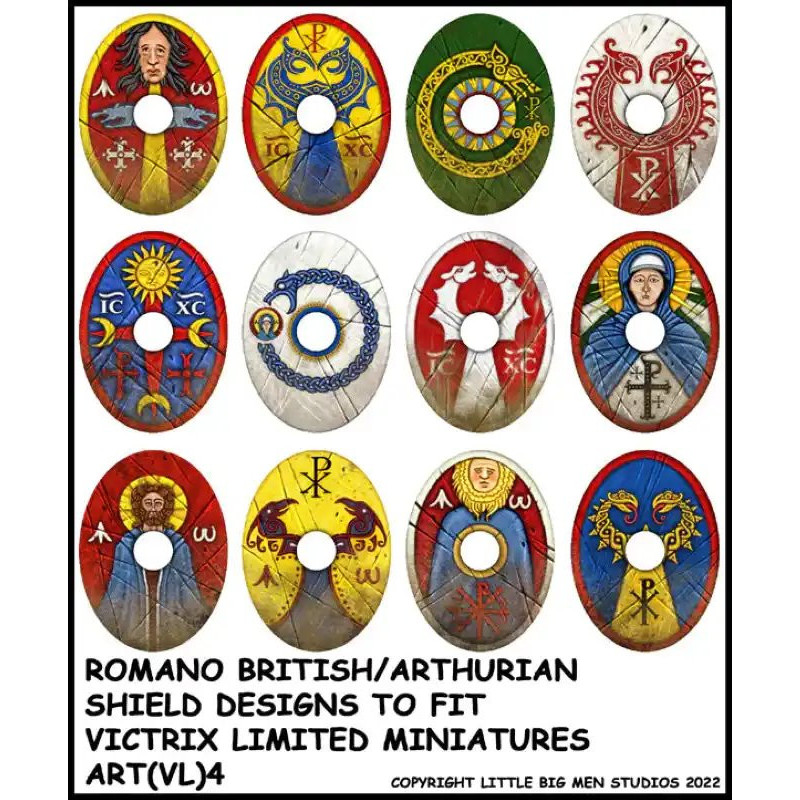 Romano British / Arthurian Shield Design 4