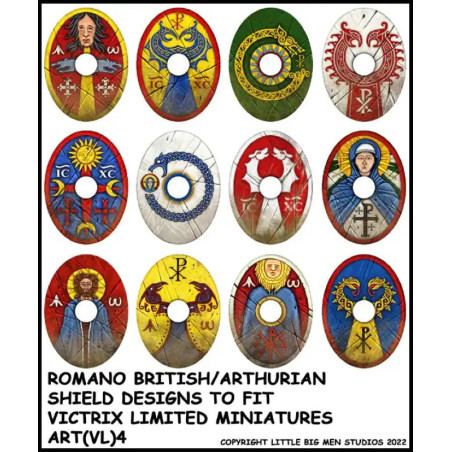 Romano British / Arthurian Shield Design 4